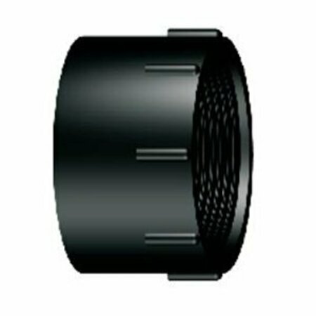 LESSO AMERICA Lesso Pipe Adapter, 3 in, Hub x FIPT, ABS, Black LN101-030